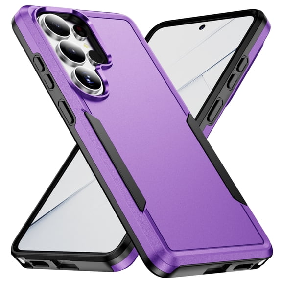 Dteck Case for Samsung Galaxy S26 Ultra ,Shockproof Soft TPU Inner Layer and Hard Outer Back Cover Double Layer Design Phone Case,Purple