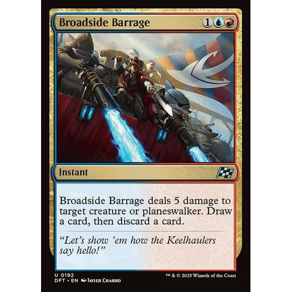 MtG Aetherdrift Uncommon Broadside Barrage #192