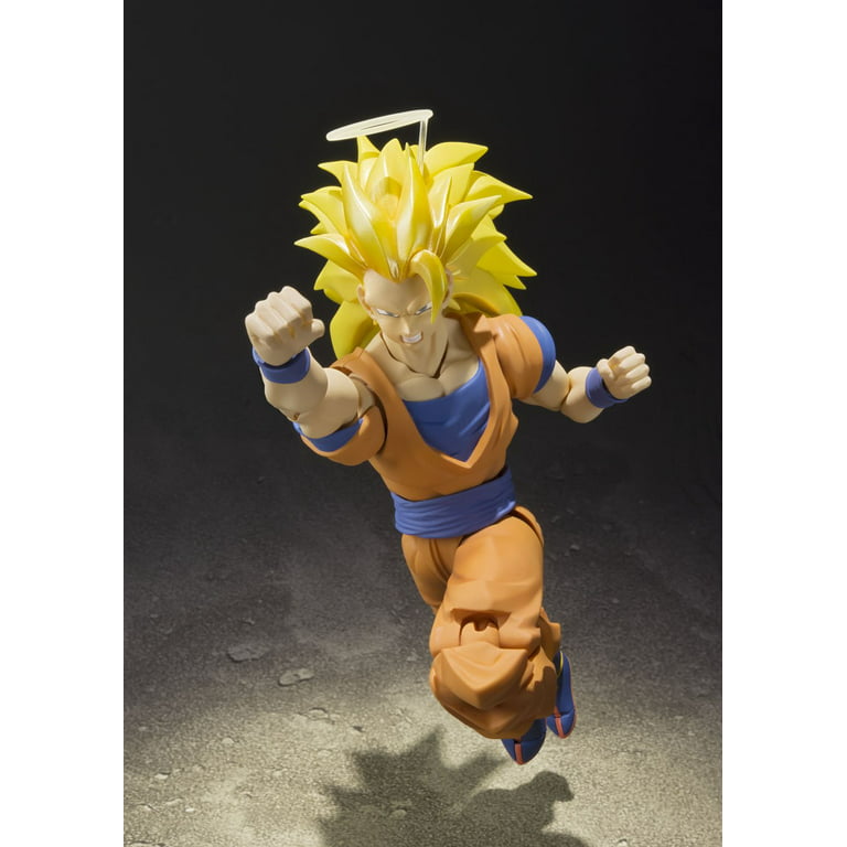 32CM Dragon Ball Z Son Goku SSJ3 Figure Replaceable Arm Super Saiyan 3 Goku  Action Figures