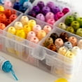 thumbnail image 5 of Friendship Bracelet String Kit - Embroidery Floss Set with Organizer Box, 5 of 10
