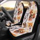 thumbnail image 2 of ABPHQTO Juego de 2 fundas para asientos de coche, perro exótico, salvaje, acuarela, Universal, protector de asientos delanteros para coche, sedán SUV, camión, 2 of 3