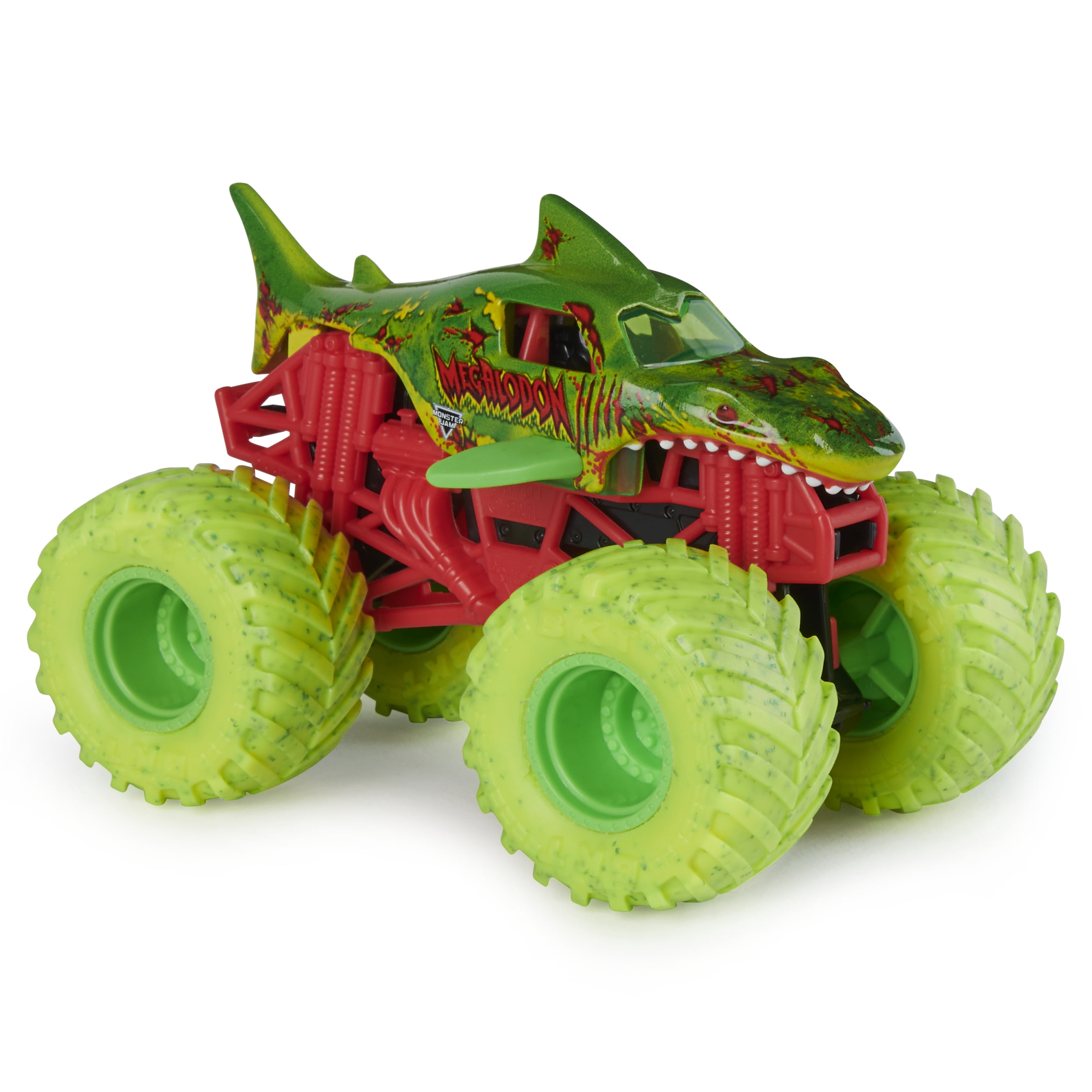 Monster Jam, Official Zombie Invasion Megalodon Die-Cast Monster Truck, 1:64 Scale