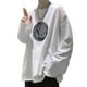 thumbnail image 4 of Top de manga larga para hombre Fibra de leche Elegante cuello redondo Patrón de tierra Top informal para hombre con estilo para citas en la oficina, 4 of 8