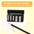 thumbnail image 7 of EXLEAF 5 Hole Makeup Pencil Sharpener Cosmetic Tool Multiple Sizes Eyeliner and Lip Liner Sharpener for Women 5 Slot Make Up Pencil Sharpener, 7 of 7