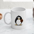thumbnail image 3 of CafePress - Chocolate Brownie Penguin Mug - 11 oz Ceramic Mug - Novelty Coffee Tea Cup, 3 of 3