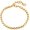 Gold, variant on Stainess Steel Braided Woven Rope Stye Chain Adjustable Size Bracelet