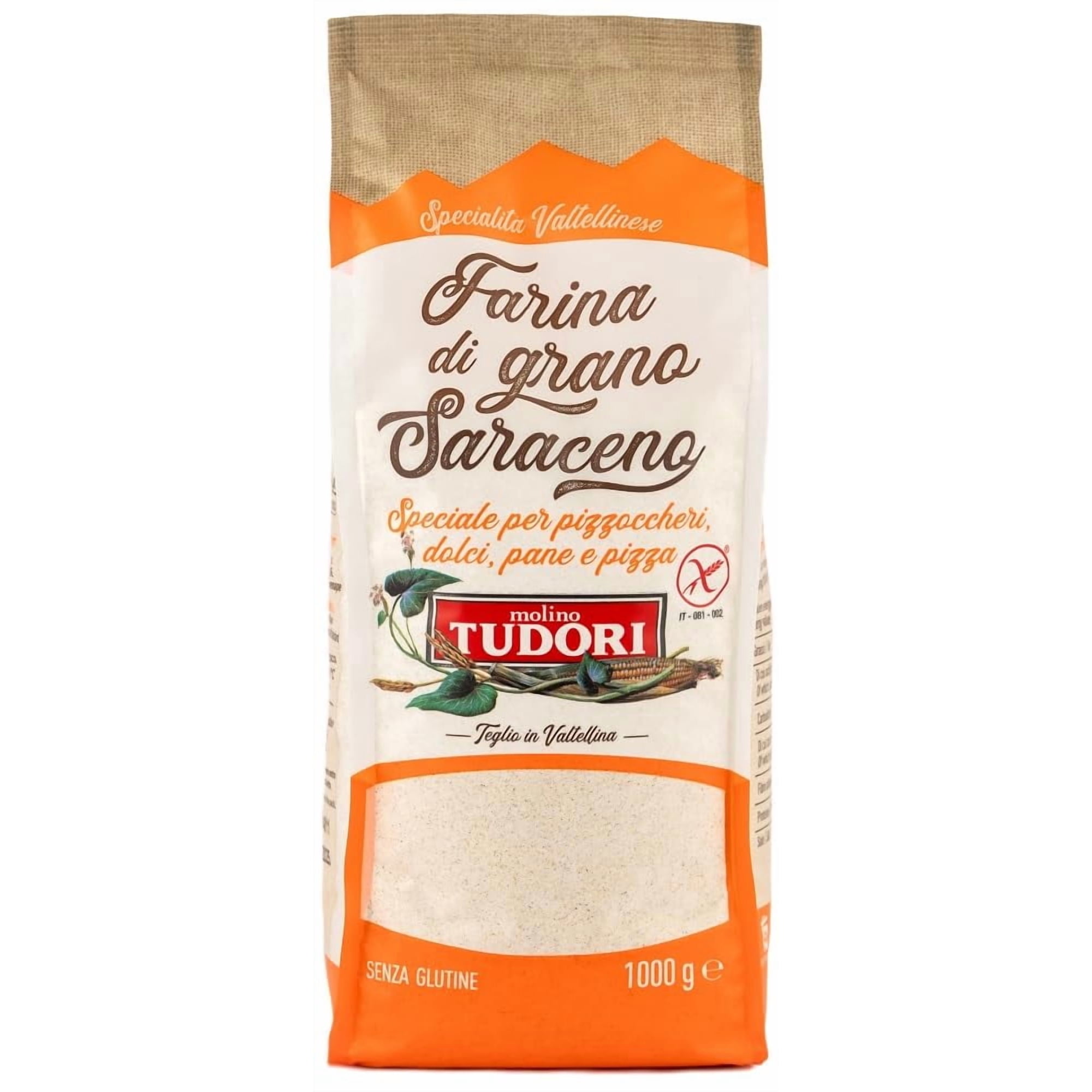 Molino Tudori - Natural Buckwheat Flour (1Kg) | Gluten-Free | GMO Free