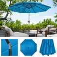 thumbnail image 6 of Pure Garden 10 ft Patio Umbrella - 3-Tier Outdoor Sunshade with Tilt, Blue, 6 of 16