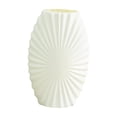 thumbnail image 2 of Jarrón de flores para eventos, adorno decorativo moderno para el hogar, jarrón de flores moderno para blanco crema, 2 of 9