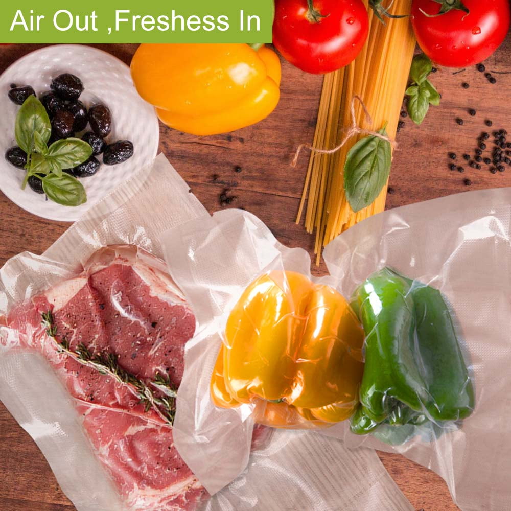 VacYaYa 100 Gallon Size 11" x 16"Vacuum Sealer Bags for Food Saver with Commercial Quality, Seal a Meal Freezer Storage Vacuum Bags,Great for Sous Vide Vaccume Sealer Precut Bags