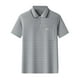 thumbnail image 2 of pstuiky camisetas para hombre, Camisa informal de manga corta con cuello vuelto, cómoda y lisa, para hombre ropa de hombre xxxl, 2 of 4