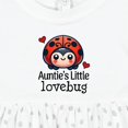 thumbnail image 4 of Inktastic Ladybug Niece Aunties Little Lovebug Girls Baby Dress, 4 of 5