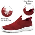 thumbnail image 3 of YHOON Women's Walking Shoes - Slip on Sneakers Lightweight Tennis Shoes Sock Sneakers, 3 of 5