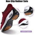 thumbnail image 3 of Sneakers Breathable Women Walking Shoes Slip on Trainers Women's Comfortable Casual Ladies Athletic Shoe Thick Bottom, 3 of 14