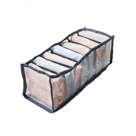

11 Grid Foldable Underwear Storage Box Underwear Organizer Washable Closet Organizer Storage Box Socks Bra Home Organization