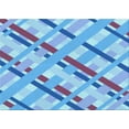 thumbnail image 1 of Ahgly Company Indoor Rectangle Patterned Royal Blue Area Rugs, 2' x 3', 1 of 6