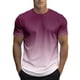 thumbnail image 1 of Tops para hombre, blusas y camisas de manga corta con cuello redondo para hombre, blusa informal de verano para hombre, blusa de manga corta con degradado y cuello redondo, blusa de poliéster para hom, 1 of 4