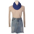 thumbnail image 3 of INSPIRAR CHIC Bufanda de Chiffon Sólido para Mujeres Ligera Suave Sheer Larga Envoltura para la Cabeza Chal Bufandas Azul Real 68.9x29.5 pulgadas, 3 of 7