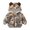 Grey, variant on Toddler Girls Kids Jackets Hooded Zip Up Bear Graphic Soft Fleece For Baby Winter With Cute Casual Outerwear Coat Kids Size 12-18 Months