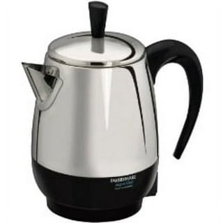 Farberware 12-Cup Electric Percolator Coffee Pot, Premium Stainless Steel,  FCP412