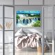 thumbnail image 2 of Diamante (DE2195) Serie Paisaje redondo resina 40x50cm FLhrweasw Nuevo, 2 of 2