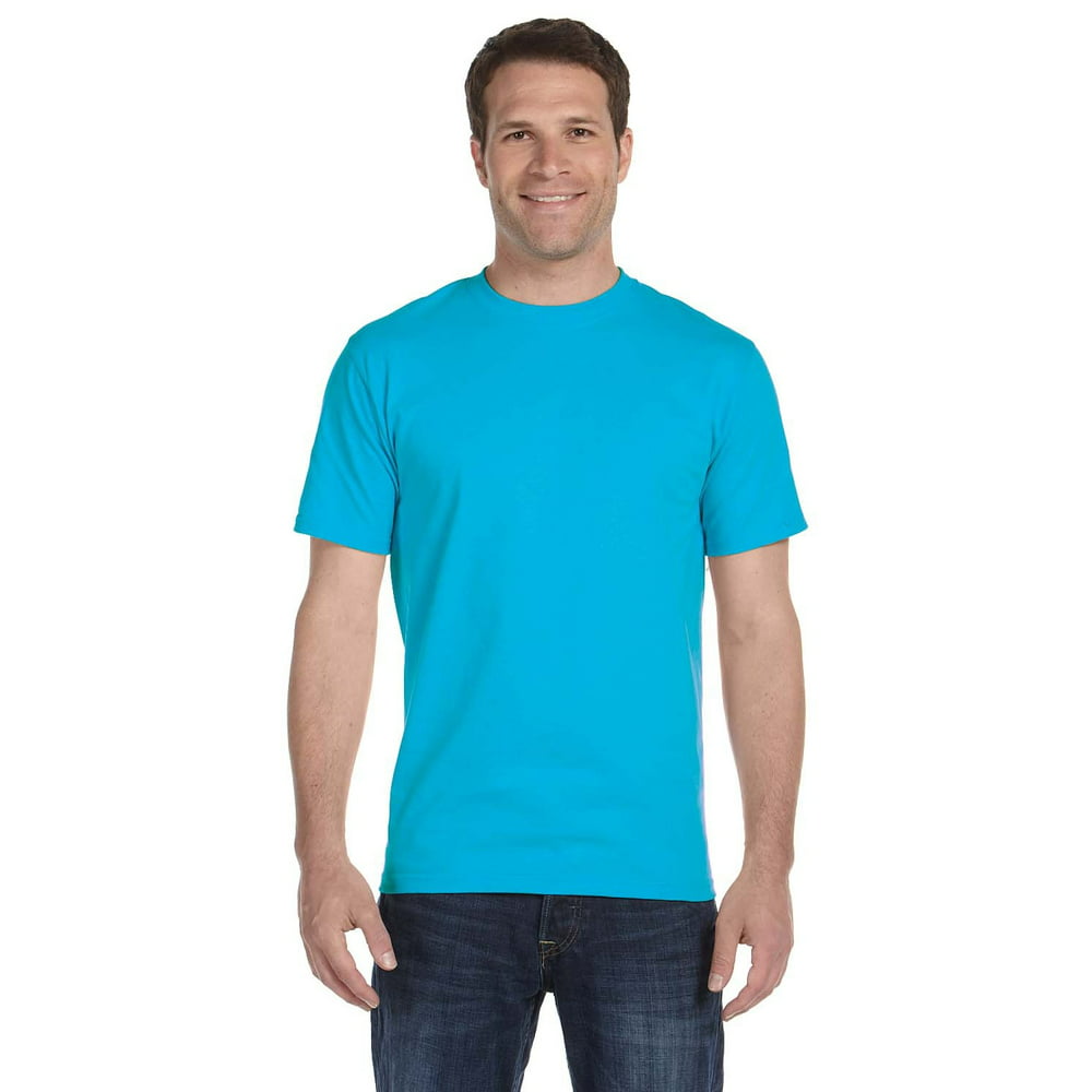 Gildan - The Gildan Adult DryBlend 56 oz, 50/50 T-Shirt - CAROLINA BLUE ...