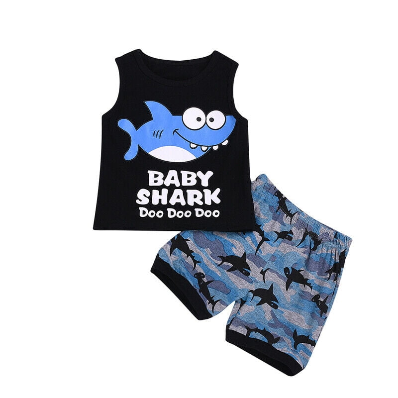 baby boy shark clothes