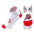 thumbnail image 1 of Donegal Bay Chaussettes Quarter Blanches et Rouges NCAA Ohio State Buckeyes, 1 of 4