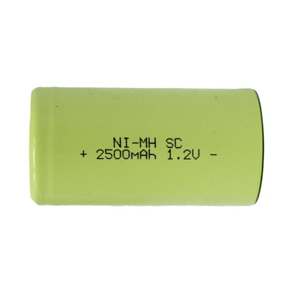 50 x Sub C NiMH Batteries (2500 mAh)