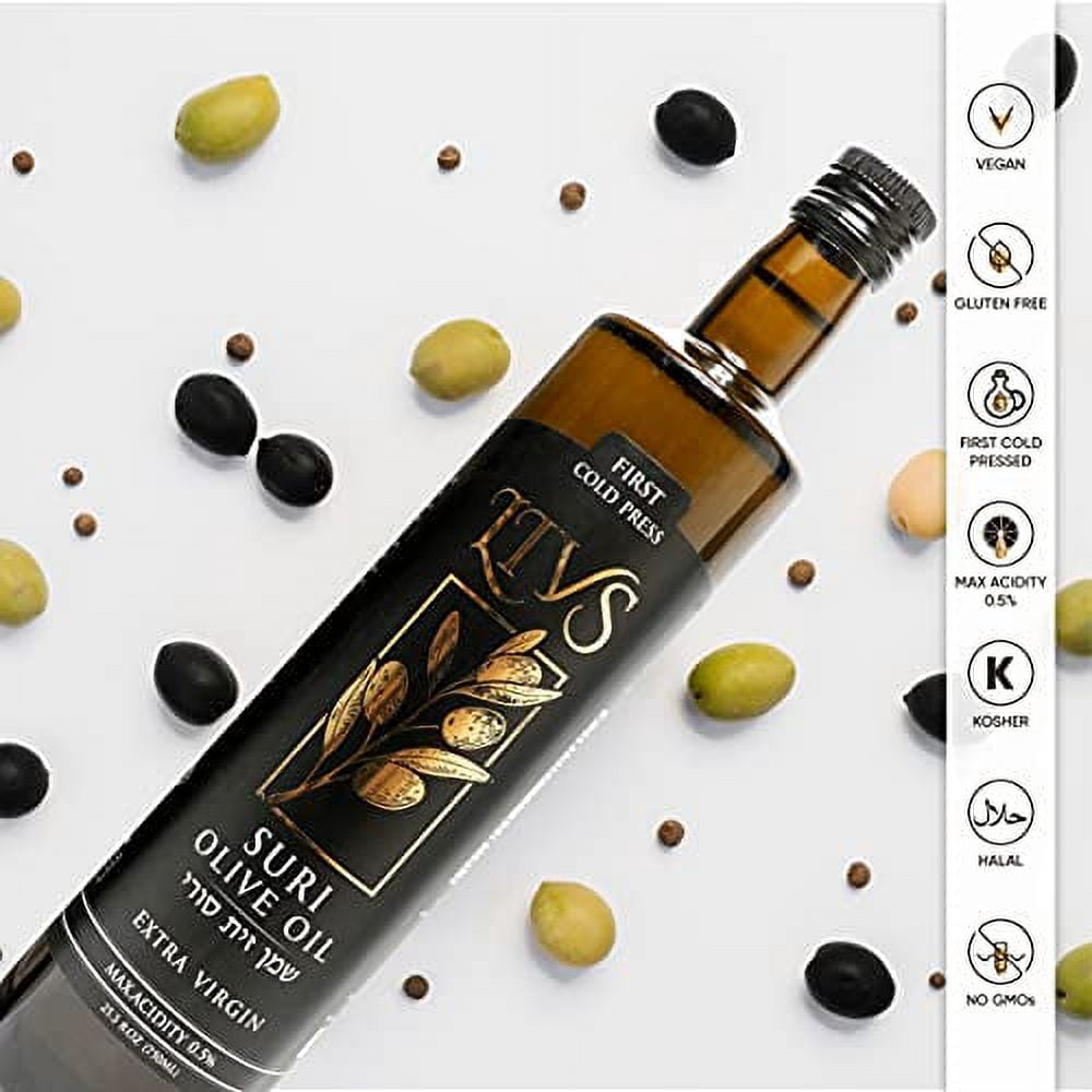 LIVS Suri Blend Extra Virgin Olive Oil – 750ml |Pack of 4| – First Cold Pressed, Unfiltered, Mediterranean Robust Flavor