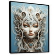 thumbnail image 2 of Designart "Surreal Woman Portrait In Mystic Desires" Surrealism Floater Framed Canvas Wall Art, 2 of 5