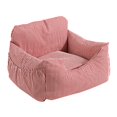 thumbnail image 4 of Asiento elevador para coche para cachorros, transportador para perros y gatos, duradero, multiusos, 50 x 50 x 30 cm Raya roja, 4 of 8