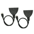 thumbnail image 2 of Convertisseur HDMI, 2 Pcs Séparateur HDMI 3 Hub HDMI KHDMI Commutateur Multi-Fonction Fortement Recommandé, 2 of 9