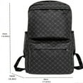 thumbnail image 2 of Leather Large Capacity Travel Backpack Laptop Backpack School Bag For Junior High School College Student, 2 of 5