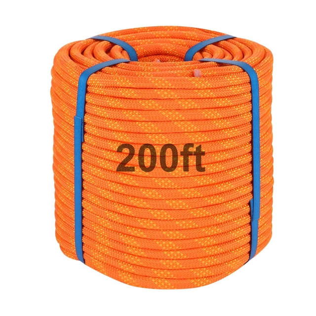 Cuerda de escalada Kynara Bull de 200 pies (60 m), 3/8 pulgadas (9,5 mm) de nailon
