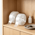 thumbnail image 3 of ICERUN 2026 New 32.8Ft Double Sided Tape Heavy Duty, 2 Sided Mounting Nano Tape, Clear Double Sided Tape Roller for Home, Office, Craft, Diy Projects, 3 of 7