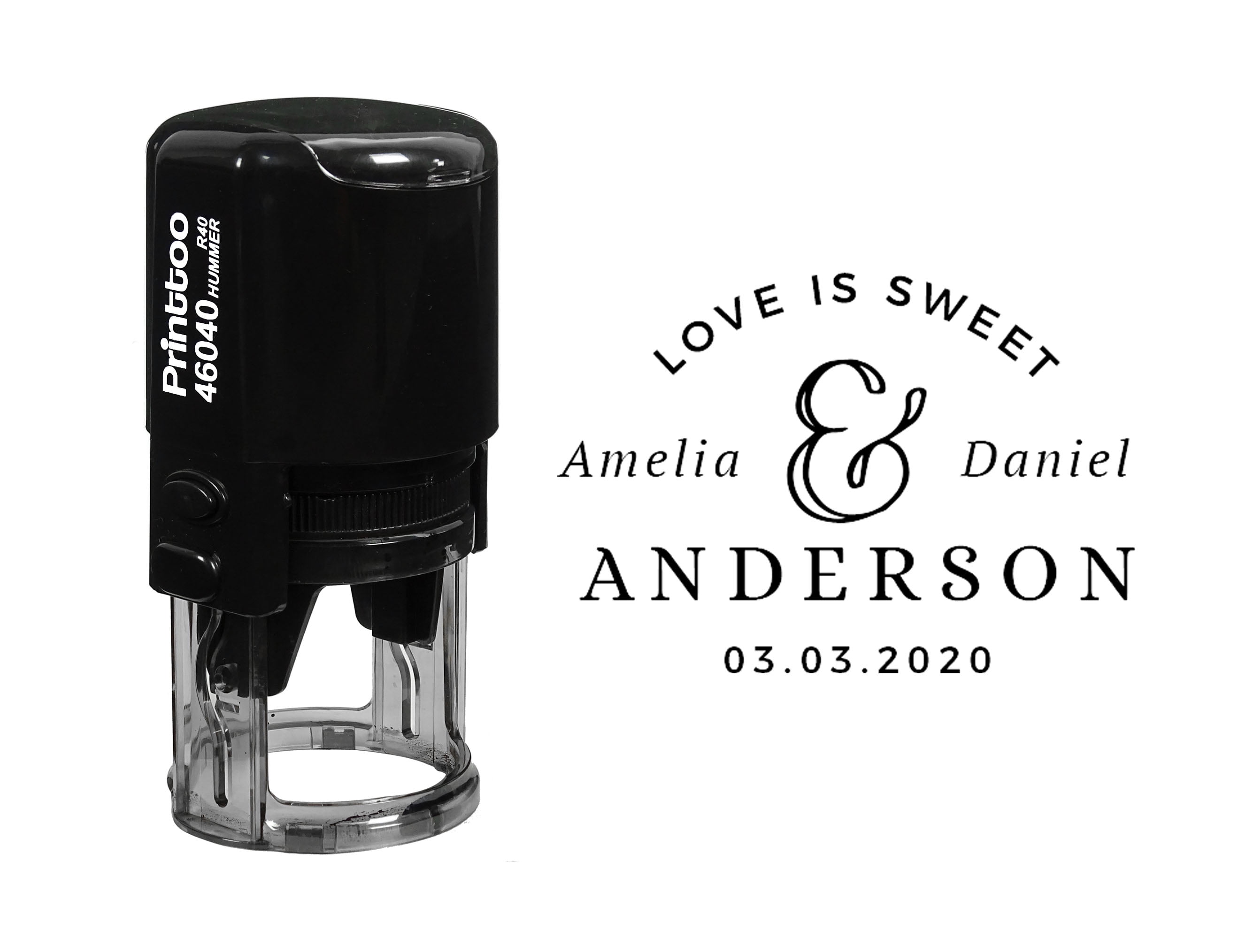 Printtoo Heavy Duty Dater Stamp Self Inking With Received By Text