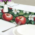 thumbnail image 4 of Yayeee Table Runner 70 inches Long Home Kitchen Dinning Party Decoration, Red Apple Pattern, 4 of 7