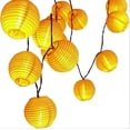 thumbnail image 1 of 10 luces LED para jardines, patios, bodas y fiestas al aire libre, 3,5 m aproximadamente. Faroles solares impermeables, 1 of 8