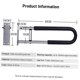 thumbnail image 3 of Bathroom Grab Bar Handle Flip-up Screw-in Toilet Safety Rail Hand Grip Home Health Care Equipment for Elderly Disabled, 3 of 5