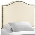 thumbnail image 3 of Upholstered Twin Panel Headboard in Ivory, 3 of 4