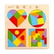 thumbnail image 1 of Puzzle Rompecabezas de , Juguete de Rompecabezas, Forma Geométrica para Juguete Regalos de Cumpleaños 30X30X0.5cm yotijar Rompecabezas de formas de colores, 1 of 8