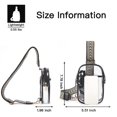 thumbnail image 2 of Bolso Bandolera Transparente Shaofei PVC Resistente con Correa Ajustable, 2 of 5