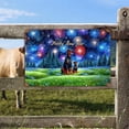 thumbnail image 2 of Happy New Year Doberman Pinscher Family Cheer Winter Midnight Firework Horizontal Metal Aluminum Sign Doberman Dog Lover Gifts Wall Art Home Decor - 02025, 2 of 5