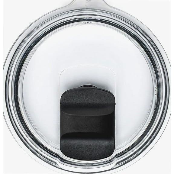 Magnetic Tumbler Lid - Fits Rambler, Ozark Trail, Old Style Rtic,Replacement Magnetic Slider, Magnetic Spill Proof Tumbler Cover (30oz, 1Pc Black)