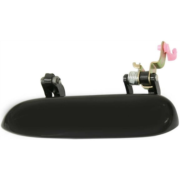 Exterior Door Handle Compatible with 1995-1999 Chevrolet Monte Carlo Front, Driver Side Smooth Black
