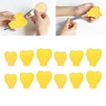 thumbnail image 4 of Makeup Brush Covers, Yellow 12 Pcs Cosmetic Brush Protectors  For Travel For Home, 4 of 8