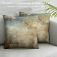 thumbnail image 3 of JEUXUS  Grey and Beige Abstract Art Contemporary Pillow Cover, Modern Neutral Decorative Throw Pillows Cushion Cover for Bedroom Sofa Living Room, 3 of 5