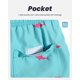 thumbnail image 4 of Pantalones cortos de baño maamgic Quick Dry para hombre, color azul ácido, 4 of 7