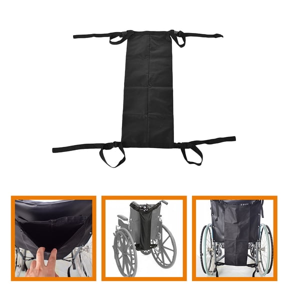 PBPBOX Wheelchair Oxygen Tank Holder Oxygen Cylinder Pouch Buckle Black Elderly Portable 1Set
